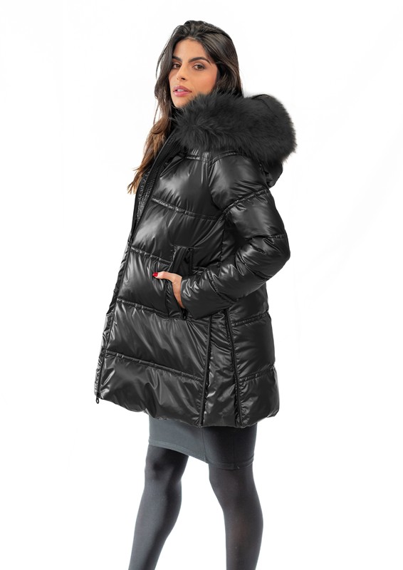 NOZONE - Giaccone donna 100% polyestere