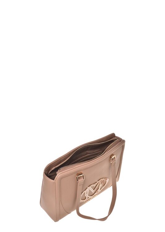 MOSCHINO - Borsa pu avorio