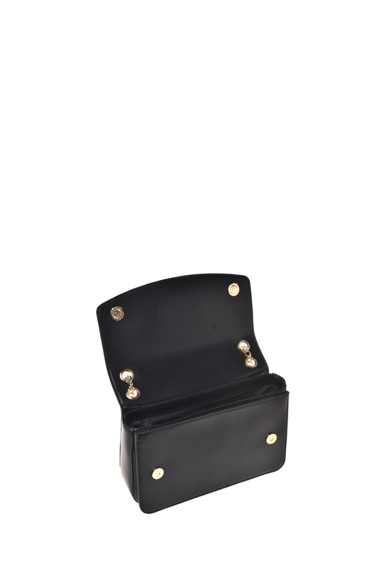 MOSCHINO - Borsa pu nero+cuore nero
