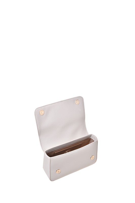 MOSCHINO - Borsa pu avorio