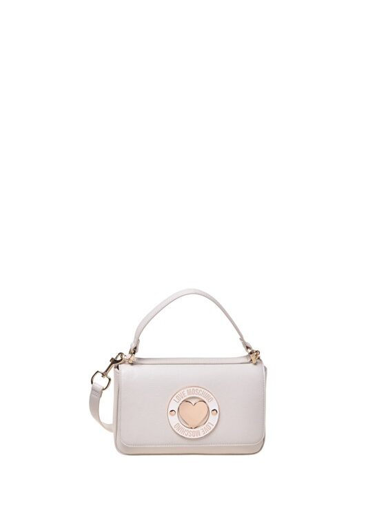 MOSCHINO - Borsa pu avorio