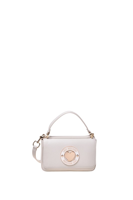 MOSCHINO - Borsa pu avorio