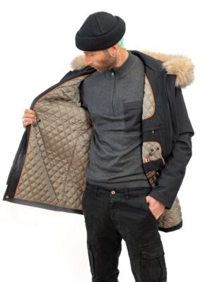 NOZONE - Giaccone uomo 76%nylon 24%poliestere