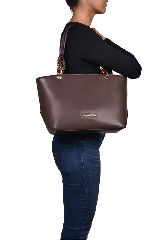 MOSCHINO - Borsa pu tmoro