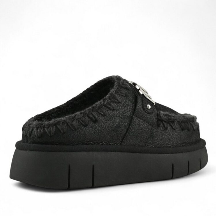 MOU - Bounce clog special leather letter logo