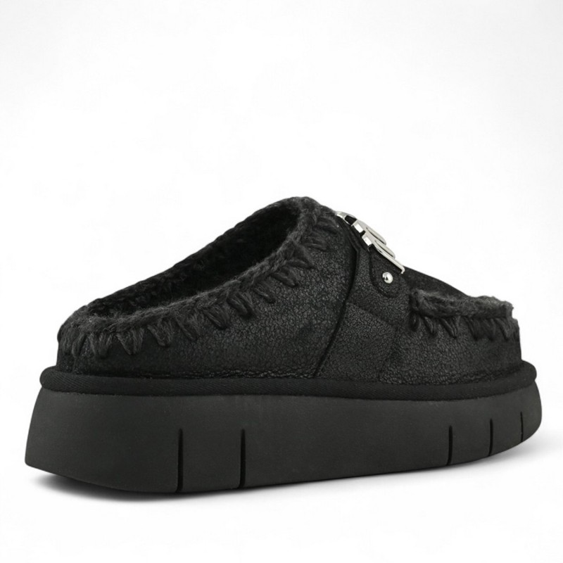 MOU - Bounce clog special leather letter logo