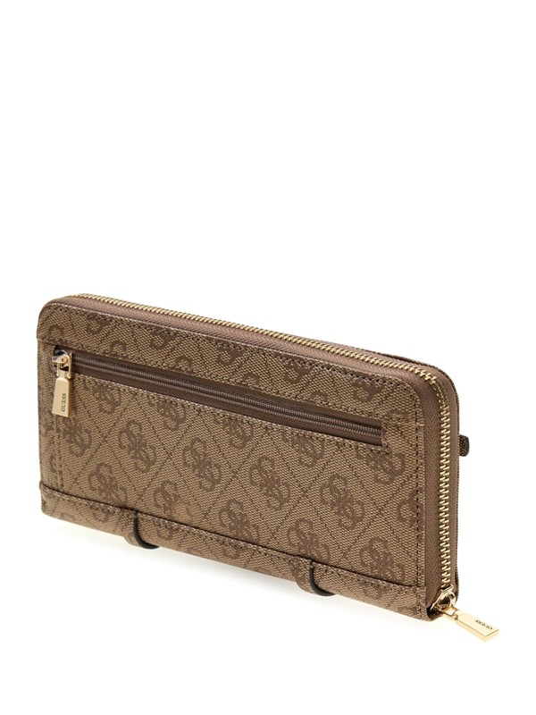 GUESS - Leona logo slg lrg zip around