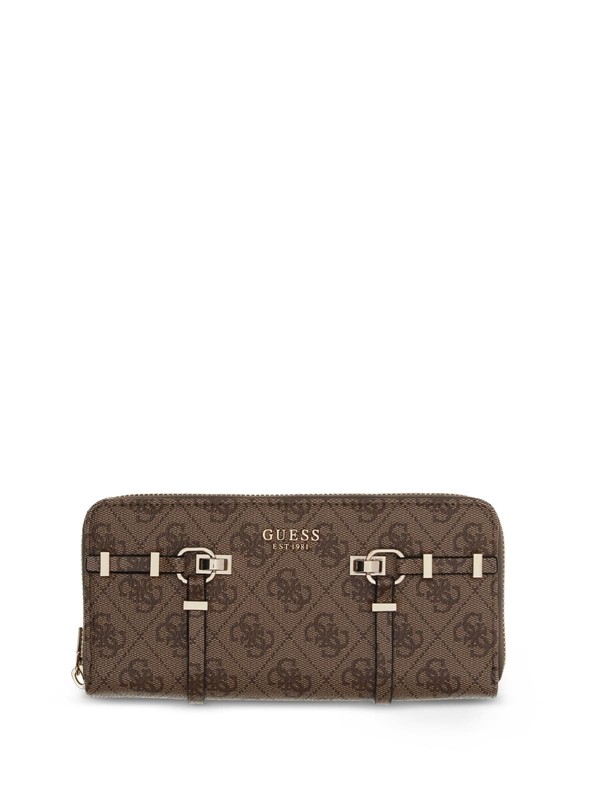 GUESS - Leona logo slg lrg zip around