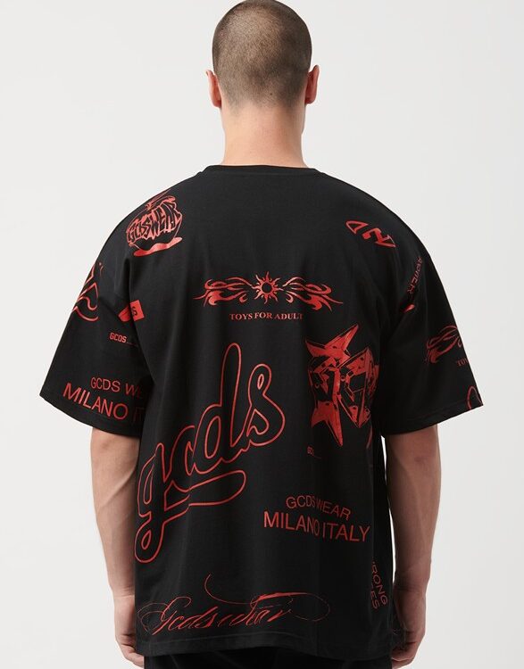 GCDS - All over history ss t-shirtss t-shirt