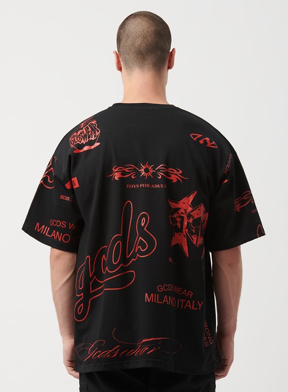 GCDS - All over history ss t-shirtss t-shirt