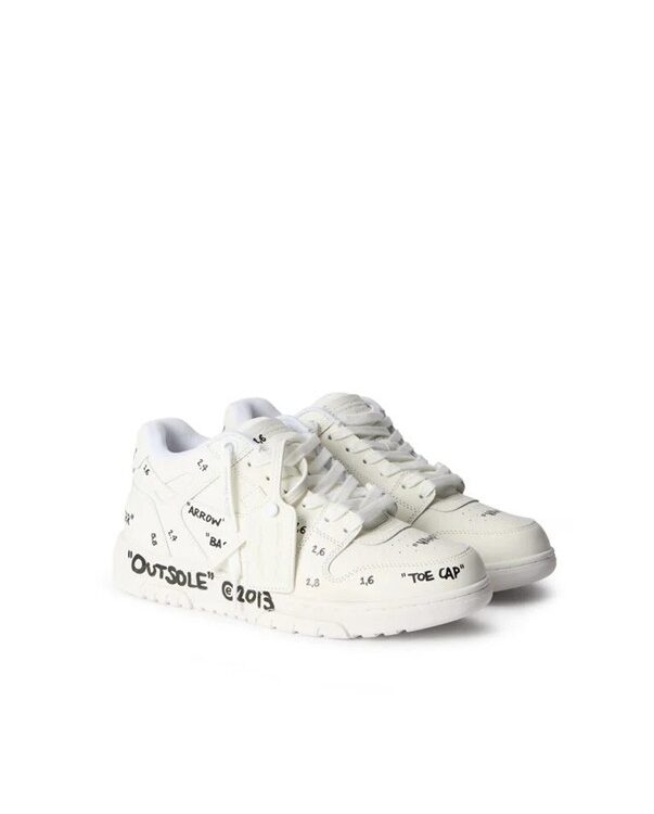 OFF WHITE - M-out of office calf lea-007 (mens)