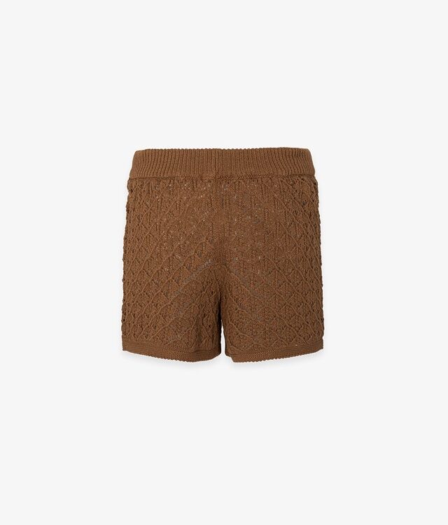HINNOMINATE - Shorts in maglia traforata