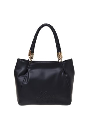 MOSCHINO - Borsa pu nero