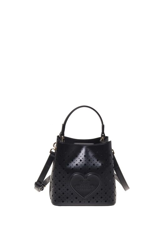 MOSCHINO - Borsa pu nero