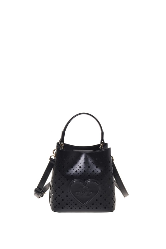 MOSCHINO - Borsa pu nero