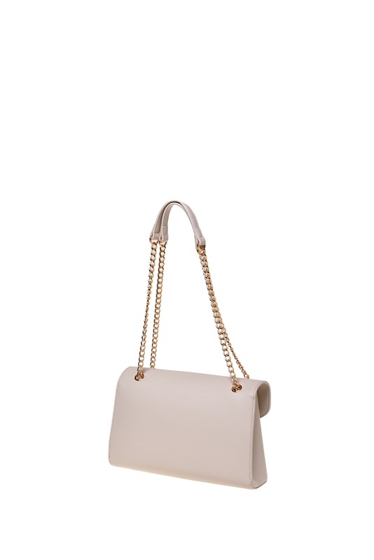 MOSCHINO - Borsa pu avorio