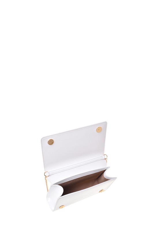 MOSCHINO - Borsa pu bianco