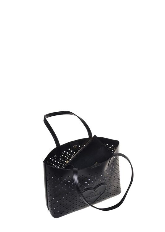 MOSCHINO - Borsa pu nero