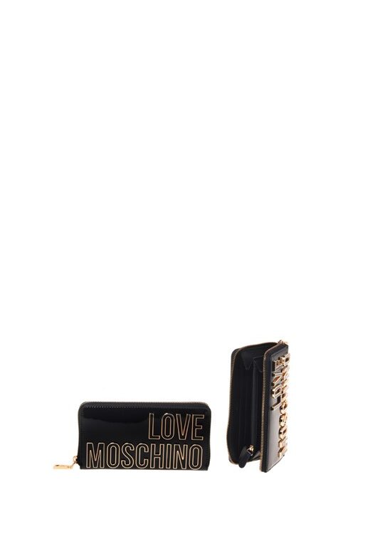 MOSCHINO - Portafoglio pu nero