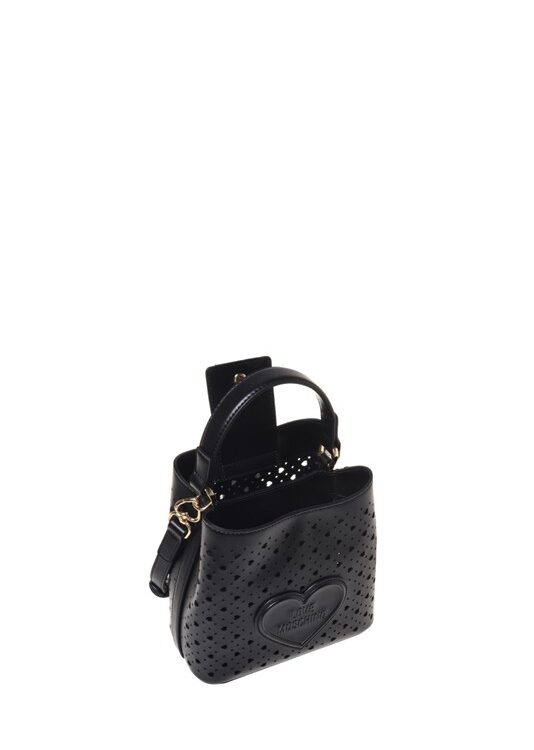 MOSCHINO - Borsa pu nero