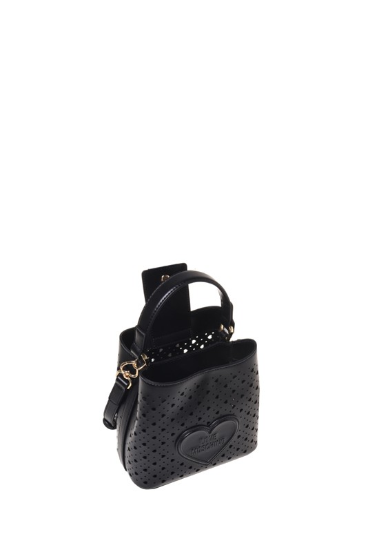 MOSCHINO - Borsa pu nero