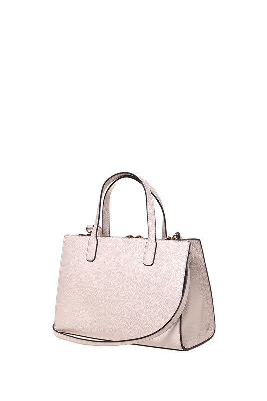 MOSCHINO - Borsa pu grs avorio