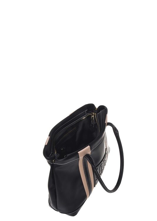MOSCHINO - Borsa pu nero