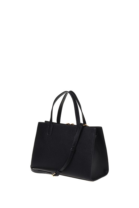 MOSCHINO - Borsa pu grs nero
