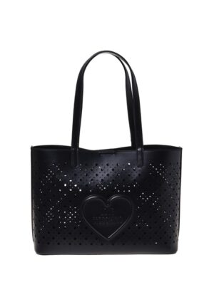 MOSCHINO - Borsa pu nero
