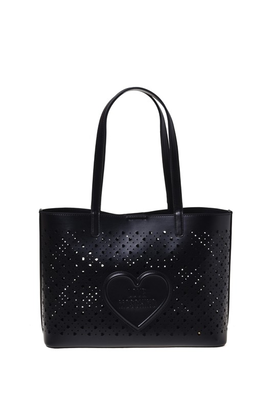 MOSCHINO - Borsa pu nero