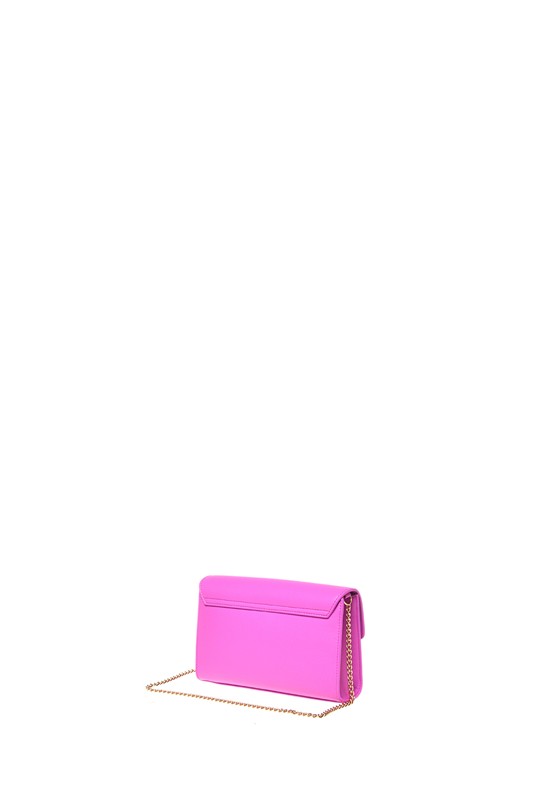 MOSCHINO - Borsa pu fuxia