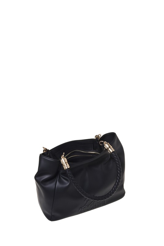 MOSCHINO - Borsa pu nero