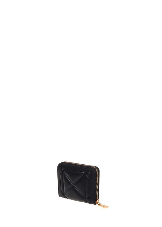MOSCHINO - Portafoglio pu embossed nero