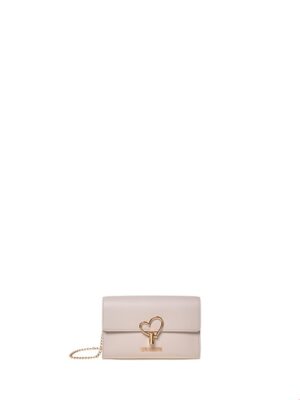 MOSCHINO - Borsa pu avorio
