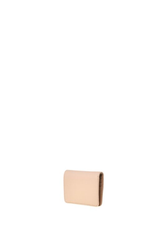 MOSCHINO - Portafoglio grs pu burro