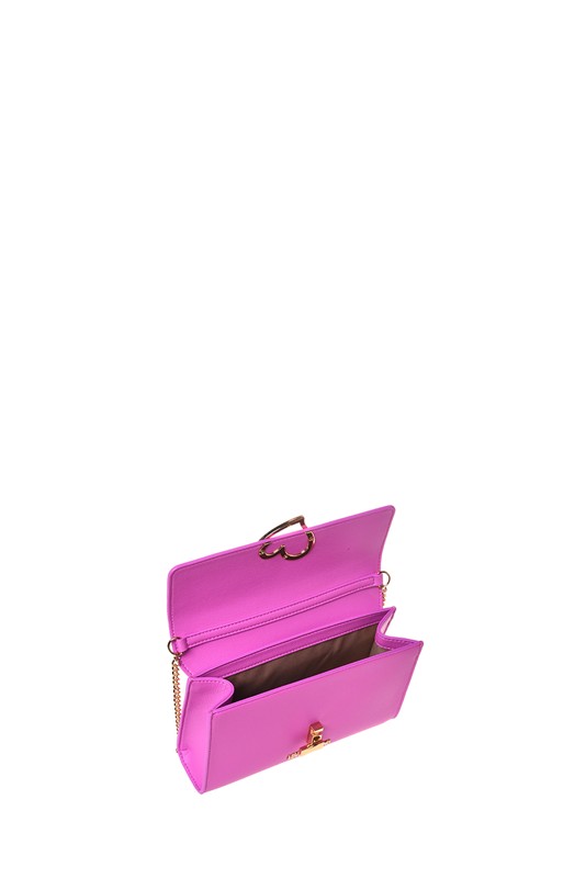 MOSCHINO - Borsa pu fuxia