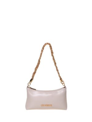 MOSCHINO - Borsa pu avorio
