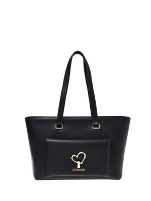 MOSCHINO - Borsa pu nero