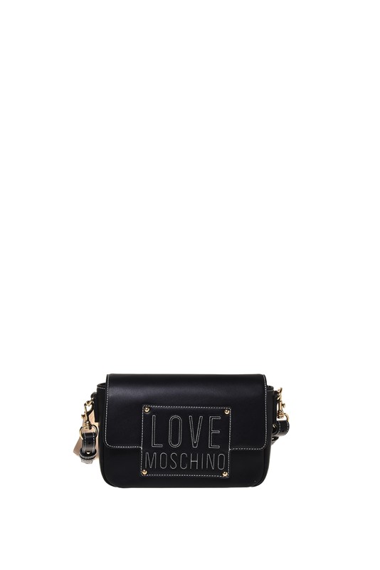 MOSCHINO - Borsa pu nero