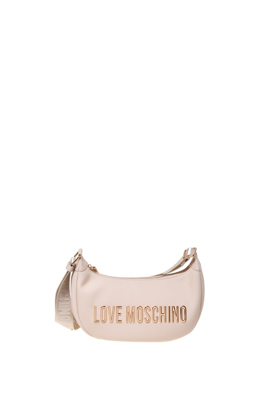 MOSCHINO - Borsa pu grs avorio