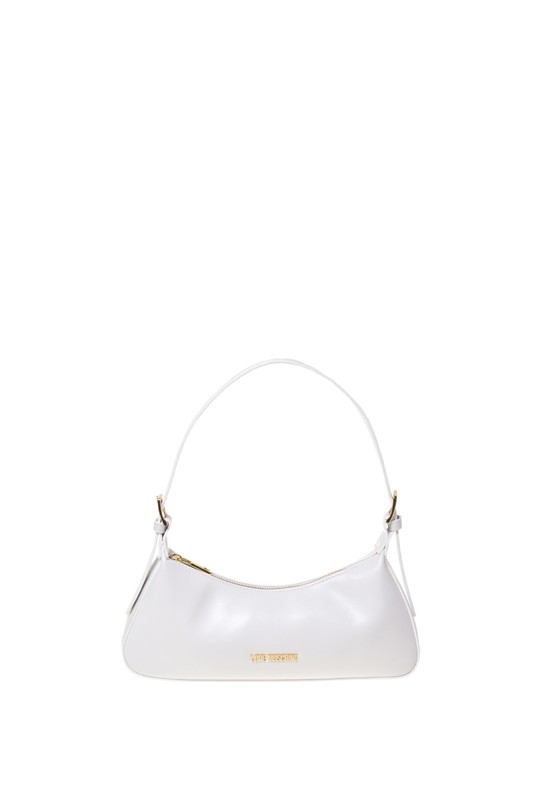 MOSCHINO - Borsa pu bianco