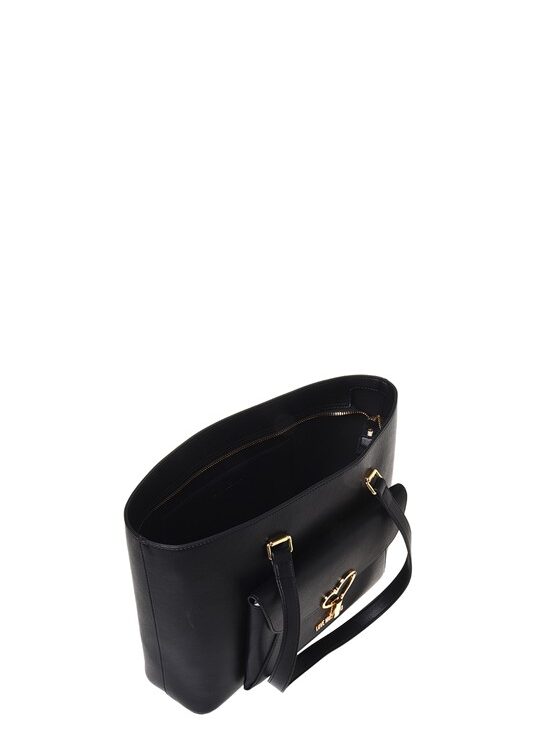 MOSCHINO - Borsa pu nero