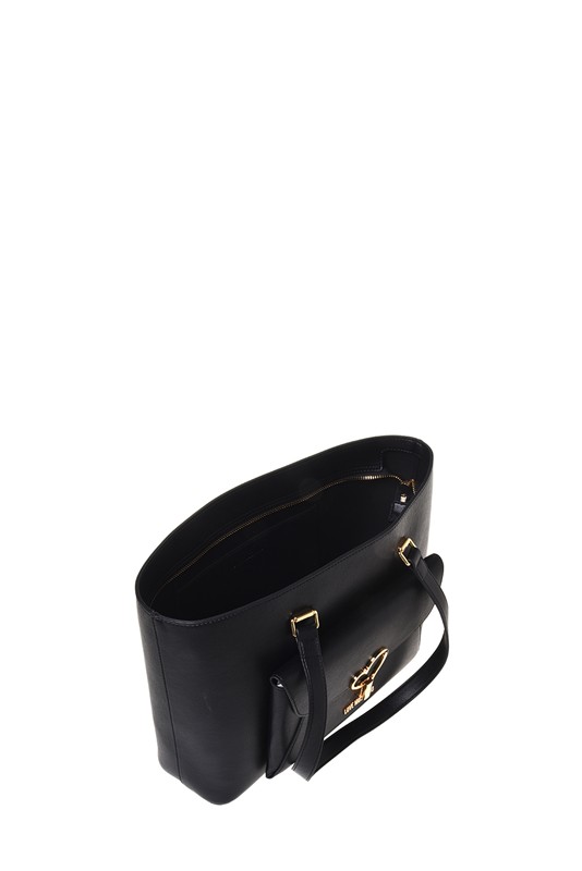 MOSCHINO - Borsa pu nero