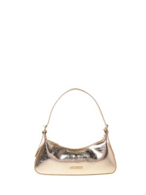MOSCHINO - Borsa pu laminato platino