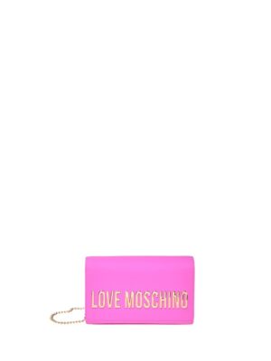 MOSCHINO - Borsa pu grs fuxia