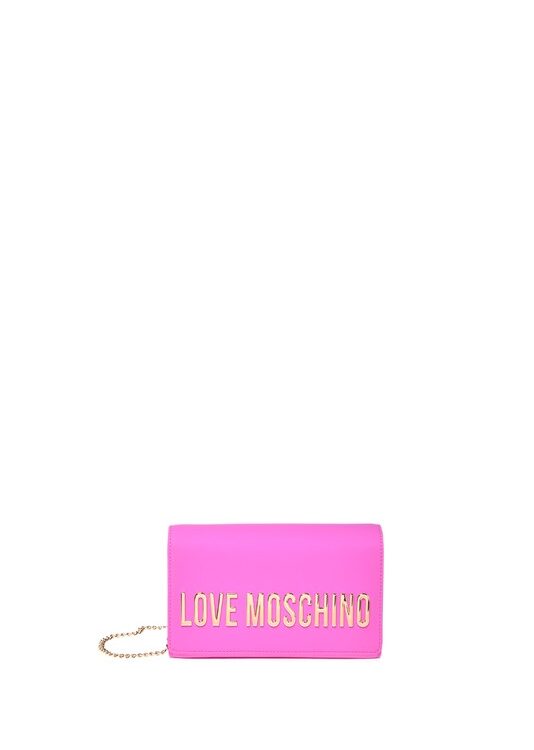 MOSCHINO - Borsa pu grs fuxia