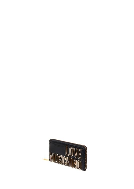 MOSCHINO - Portafoglio pu nero