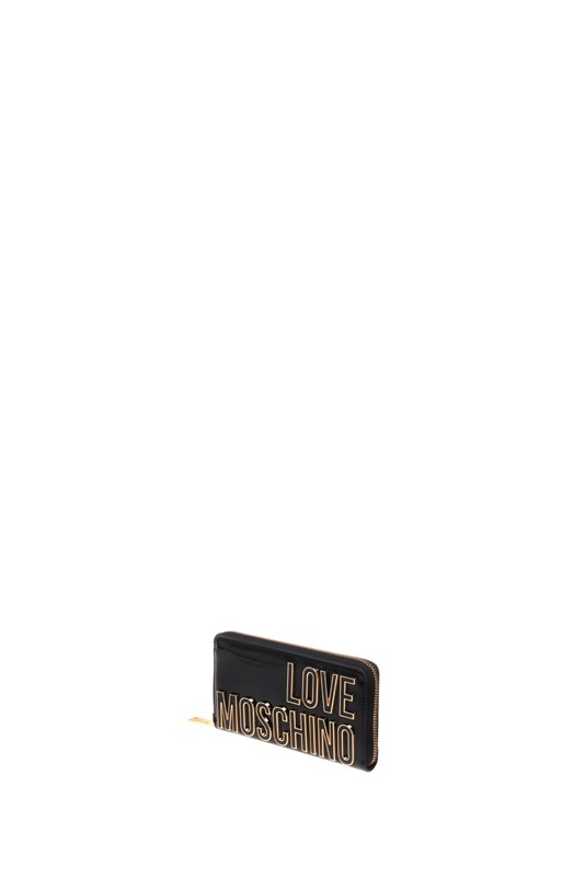 MOSCHINO - Portafoglio pu nero