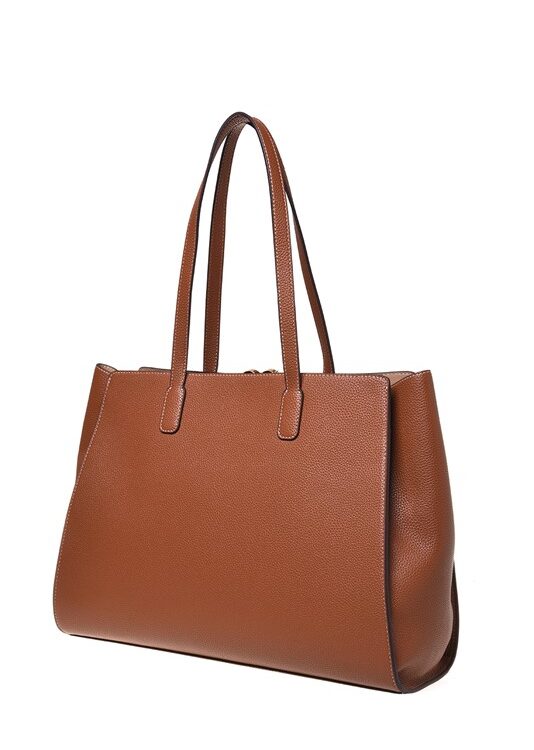 MOSCHINO - Borsa pu grs cuoio