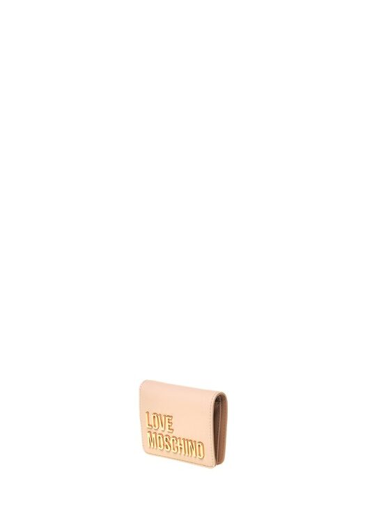 MOSCHINO - Portafoglio grs pu burro